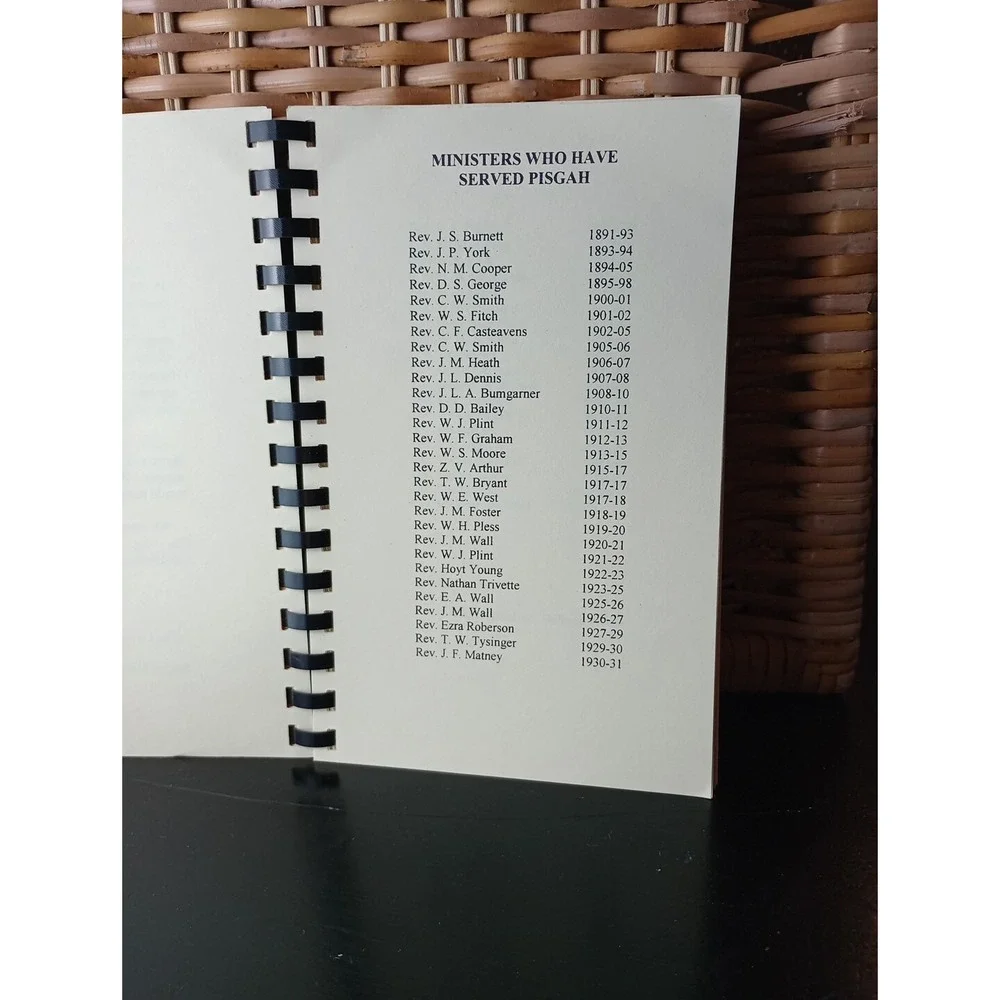 Pisgah United Methodist Church Kernersville, NC‎ Cookbook Spiral Vintage
